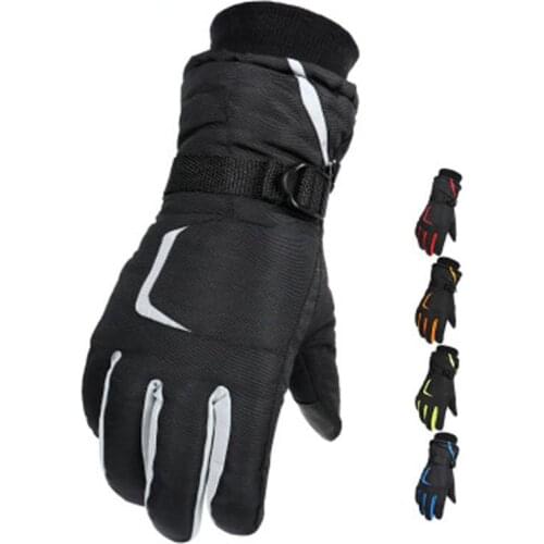 2018 Full Finger Winter Waterproof Skiing Snow Gloves thermal Fleece Motorcycle Anti-slip Ski Gloves Sports Cycling Gloves