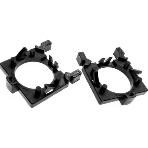 1 Pair Premium ABS H7 LED Bulbs Base Retainer Clip Headlight Holder Adapter Car Parts for Ford Focus Fiesta Mondeo Low Beam