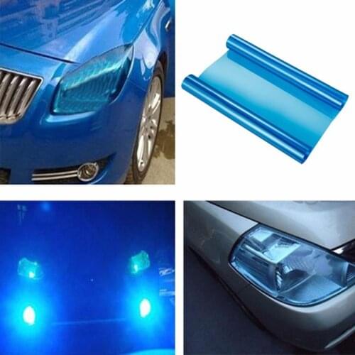 1PC 30X60cm Multi-Colour Car Light Sticker Film Self-adhesive Fog Lamp/Headlight/Tail Light Tone Vinyl Color Film 3 Layers