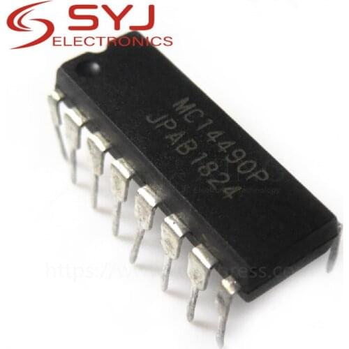 5pcs/lot MC14490PG MC14490P MC14490 DIP-16 In Stock