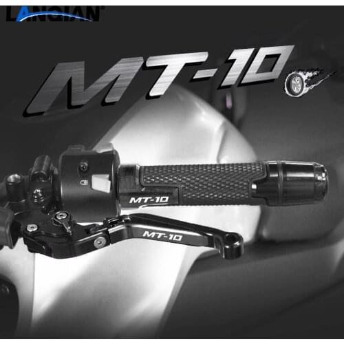 For Yamaha MT10 Motorcycle Accessories Brake Clutch Levers Handlebar Hand Grips Ends MT 10 MT-10 2016 2017 2018 2019 2020 2021