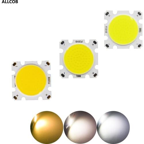 ALLCOB new square 28mm round LED COB Light Source Module high power 15W 20W 30W lamp flip chips for downlight ceiling lamp