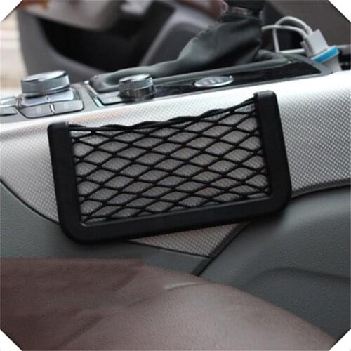 8*15CM Car Organizer Net Sticking Holder Pocket trunk for Ford Mustang BA Shelby SYNus King GTX1 Ka Fusion Focus F-150 Transit