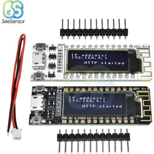 ESP8266 WIFI Module 0.91 inch OLED CP2014 32Mb Flash Internet of things Development Board for NodeMcu for Arduino IOT