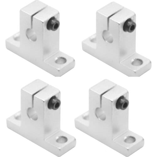 4PCS SK8 SK10 SK12 SK13 SK16 SK20 SK25 SK35 Linear Bearing Rail Shaft Support XYZ Table CNC Router