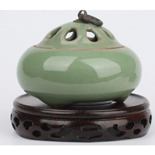 Red Wood Carving Black Catalpa Wood Red Sandalwood Black Catalpa Wood Sets 7 Carved Round Base Solid Wood Whole Material Teacup