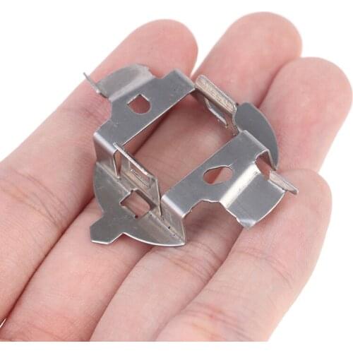 2xH7 HID Headlight Xenon Bulb Base Holder Adapter Retainer Headlamp Socket Metal