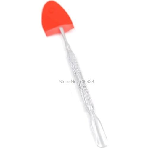 NailTools Pedicure Tool 10pcs/lot Cuticle Pusher Round Stainless steel professional NailCleaner Manicure PedicUre 5.9Inch TTS-06