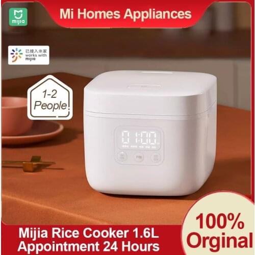 Original Xiaomi Mi Electric Rice Cooker 1.6L Soup Porridge Cooking Steamer Warmer 24 Hour Appointment Led Display With Mijia APP