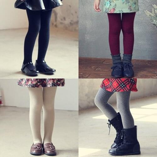 Autumn 1-8 T Baby Girls leggings Candy Colors Childrens Dancing Cotton Stocking Pantyhose Children Kids Legging Winter