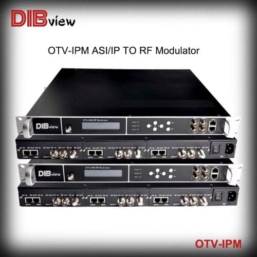 OTV-IPM IP ASI TO Digital DVB-T/DVB-C/ATSC/ISDB-T/DTMB RF Modulator