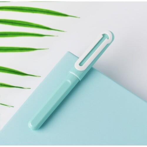1PC F EF Mint Green Business Office Fountain Pen Student School Stationery Supplies Ink Pens Gift Calligraphy Writing