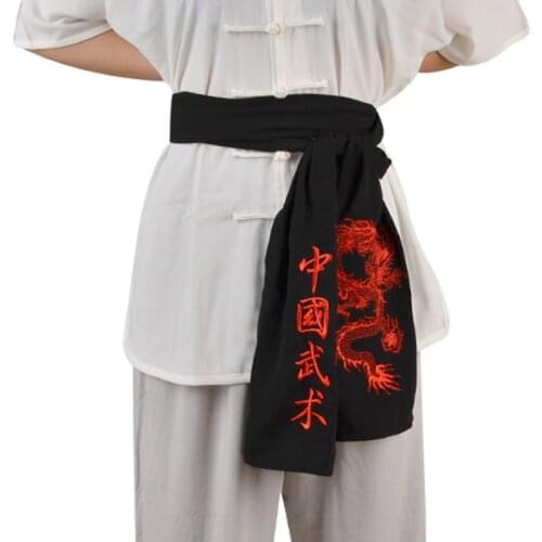 Tai Chi clothing belt martial arts clothing belt exercise belt performance belt Kung Fu clothing belt