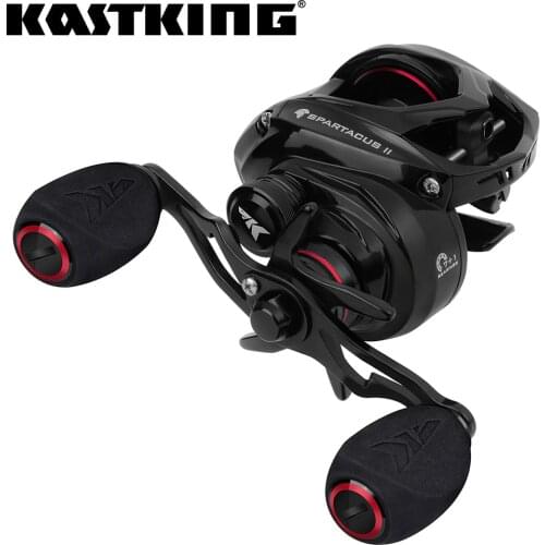 KastKing Spartacus II Baitcasting Fishing Reel 8KG Max Drag 7+1 BBS 7.2:1 Gear Ratio Freshwater Saltwater Reel Fishing Coil
