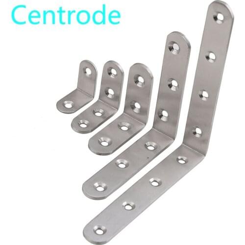 Stainless steel angle code 90 degree angle code L-shaped angle code connector thickened angle code L-shaped bracket 2PCS