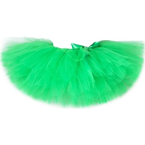 Green Tutu Skirt Fluffy Children Ballet Dance Tutu Kids Skirts for Girls Pettiskirt Princess Birthday Party Tulle Girls Skirts