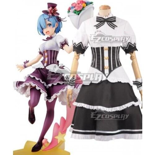Re: Life In A Different World From Zero Ram Rem Birthday Dress Girls Party Halloween Adult Dress Suit Cosplay Costume E001