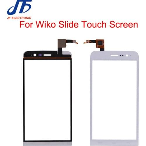 10pcs/lot touch screen For Wiko Slide Touchscreen front glass Panel Digitizer Replacement parts free shipping