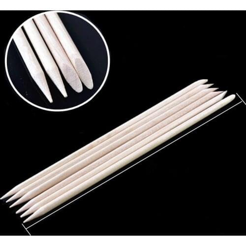 10pc 8CM Orange Wood Stir Stick Made Wood Disposable UV Resin Wooden Stick Silicone UV Resin Mold Epoxy Making Nail Art