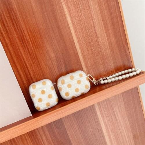 Earphone Case for AirPods 2 1 Pro Hard Luxury Cute Point Bluetooth Wireless Charging Box Covers Accessories for Air Pods 3 Funda