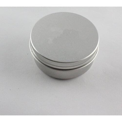 6ps 100ml Empty silver Aluminum Pot Jars Cosmetic Containers With Lids Eye cream hair conditioner with free tools