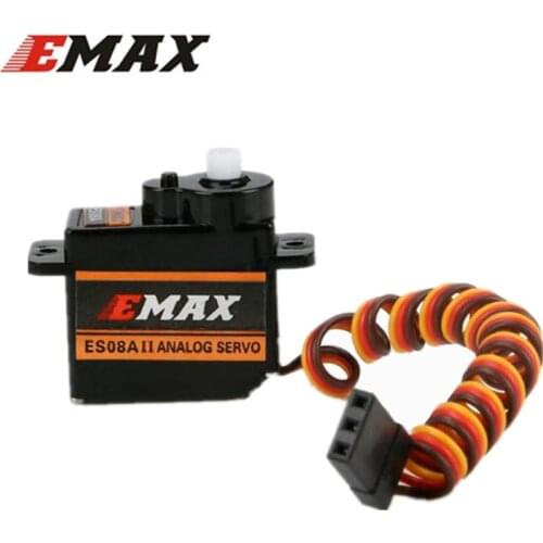 EMAX 9g High Sensitive Mini Sub Micro Servo ES08A II Digital Servo for RC airplane Helicopter 40% off