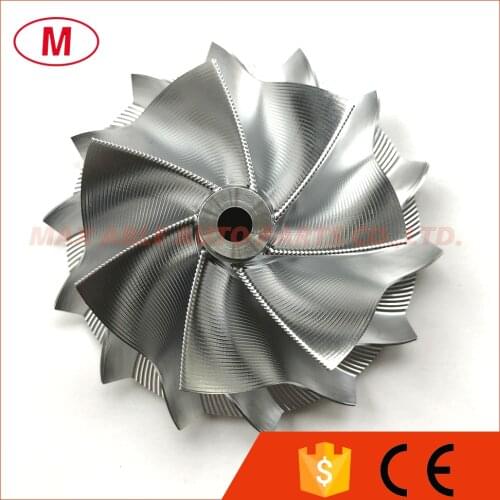 GT3582 62.70/82.00mm 7+7 blades Performance Turbo Billet compressor wheel/Aluminum 2618/Point Milling for Turbocharger Cartridge