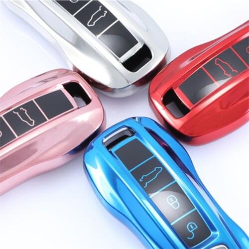 Wear-resistant New Soft TPU Car Key Case FullCover For Porsche Panamera Carman Macann Bobst Cayenne 911 970 981 991 996 92A 2017