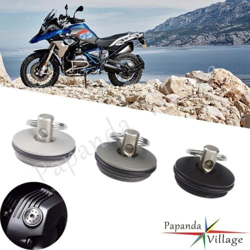 3 Color Motorbike Engine Oil Filter Filler Cap Tank Cover For BMW R1200GS & ADV 2007-2017 BMW HP2 Enduro 2005-08 R NINE T 14-17