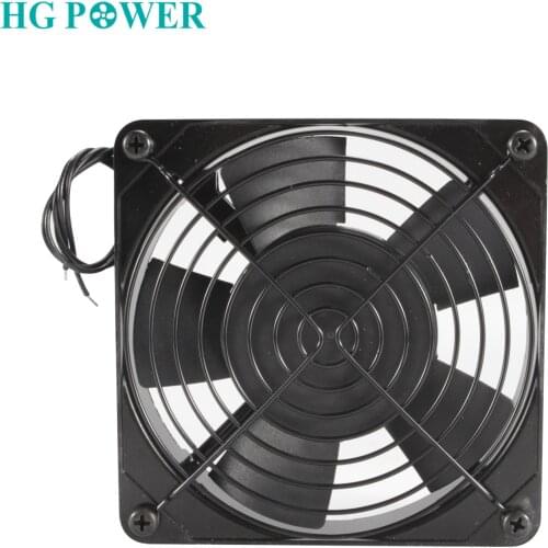 Metal Industrial Cooling Fan 220V 110V AC Fan CPU Cooler Soldering Iron Welding Machine Freezer Air Exhaust Fan Cooler 12x12x2.5