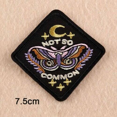 Not Common Butterfly Iron On Embroidered Clothes Patch For Clothing Stickers Garment Apparel Accessories