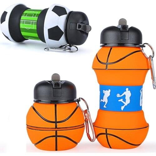 2019 Football Shape Plastic Water Bottle Drinking Portable Eco-Friendly Camp Travel Picnic School for Adult Kid Children