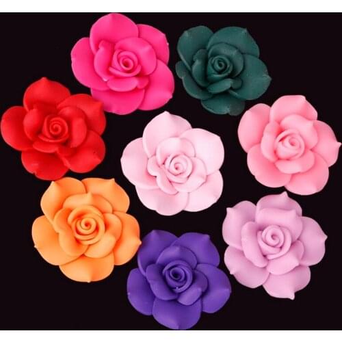 2017 New Style 2PCS Soft Polymer Artificial Rose flower Bouquet For Wedding Decoration Scrapbooking Decorative Wreath DIY Craft