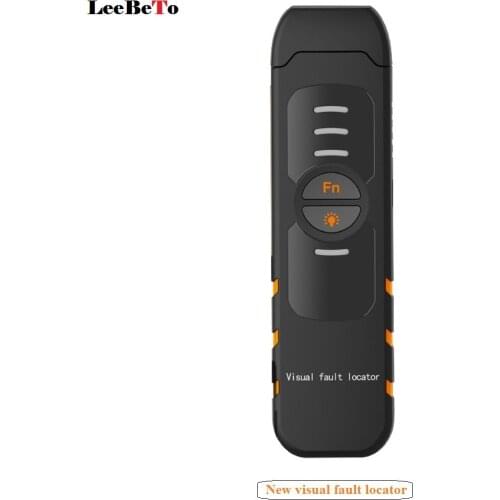 2021 New Fiber Optic Tester Portable Pen Type Red Light Visual Fault Locator Rechargeable Optical Cable Test Optical Power Meter