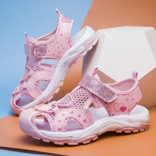 LEMAI Brand Fashion Anti-slip Boys Summer Sandals TPR Bottom Children Kids Unisex Girls Beach Shoes Comfortable Sandals