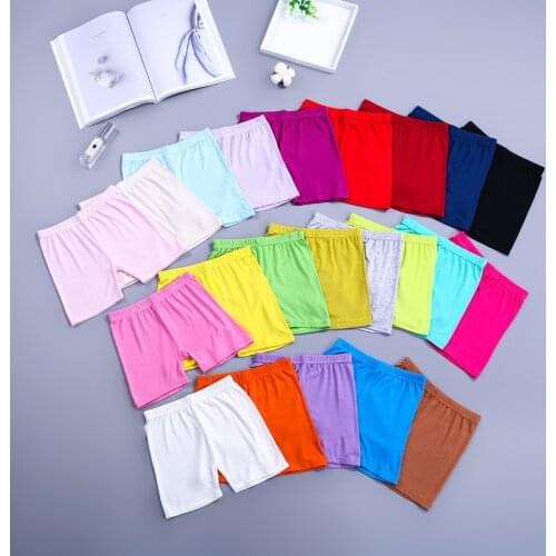 Girls Safety Shorts Pants Underwear Leggings Girls Boxer Briefs Short Beach Pants For Children 3-13 Years Old