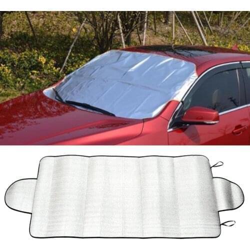 SunShade Cover Car Snow Ice Protector Visor Sun Shade Fornt Rear Windshield Cover Block Shields A1