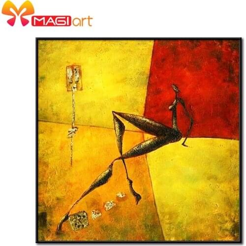 Cross stitch kits Embroidery needlework sets 11CT water soluble canvas patterns 14CT Abstract painting The Women-NCMP003