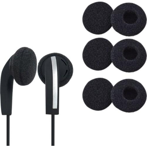 10 Pair 18mm of Sleeve Cover Replacement Earbud Tips Soft Sponge Foam Cover Ear pads for -Sennheiser MX375 MX365 Headpho