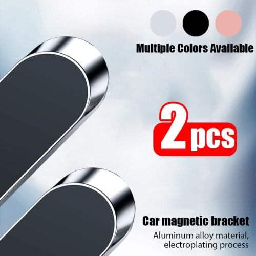 2PCS Magnetic Holder Car Holder For Phone Magnet Mount Mobile Cell Phone Stand GPS Support For iPhone Xiaomi Huawei Samsung