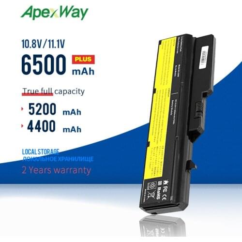 ApexWay 11.1v Laptop Battery For Lenovo L09M6Y02 L10M6F21 L09L6Y02 L09S6Y02 G570 G575 G770 Z460 G460 G465 G470 G475 G560 G565
