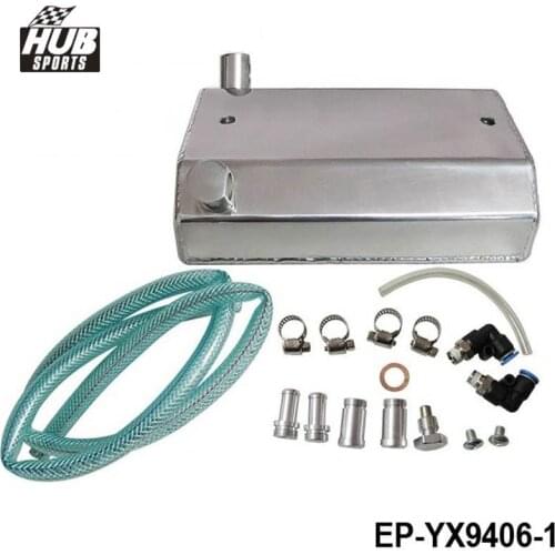 Alloy Aluminium 1L Oil Weilding Catch Can Square Tank Polished HU-YX9406-1