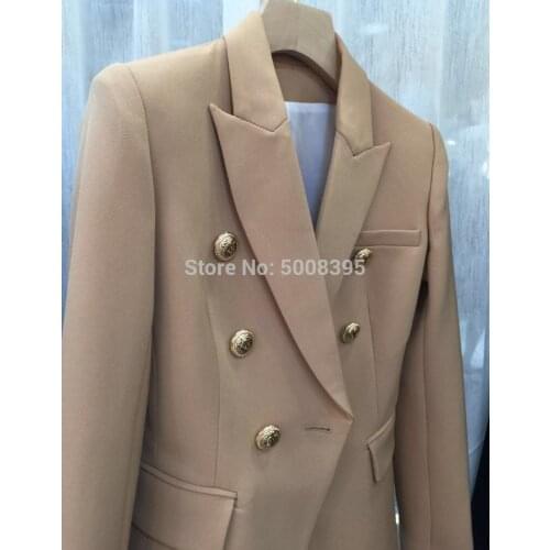 [ElfStyle] - WOMAN HIGH QUALITY BLAZER GOLD BUTTONS OFFICE LADY WORK WEAR MUST HAVE ONE