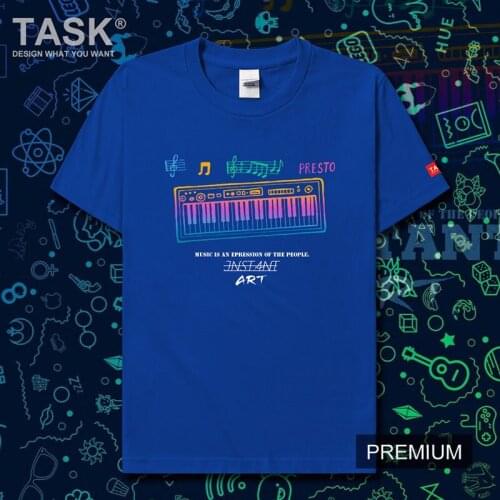 Musical instrument ROCK electronic organ instant art street mens t shirt t shirt for men new brands fashion Top clothes summer