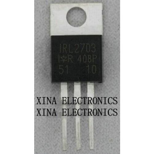 IRL2703PBF IRL2703 L2703 30V 24A TO-220 ROHS ORIGINAL 10PCS/lot Free Shipping Electronics composition kit