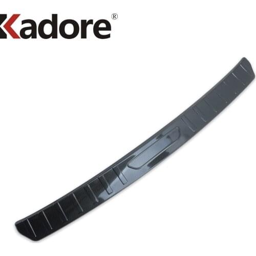 For Tesla Model 3 2018 2019 2020 2021 Stainless Steel Rear Trunk Bumper Cover Trim Tailgate Protector Car Styling Accessories