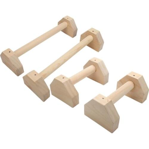 Push-up Bracket Wooden Stretch Stand Single Double Bars Calisthenics Handstand Personalised Bars Wooden Push-Ups Double Rod
