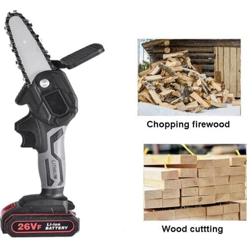 Portable Mini Electric Saw Lithium Battery Rechargeable Woodworking Wireless Logging Saw Garden Household Power Tools