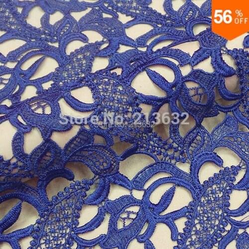 PQYY27 african guipure lace water soluble chemical lace guipure lace fabric hollow out african lace fabrics fashion week