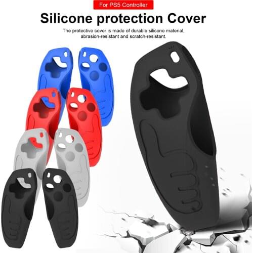 Game Pad Silicone Case For PS5 Grip Protective Shell Joystick Grips Anti-Slip Cover For PS5 Playstation Controller Silicone Case